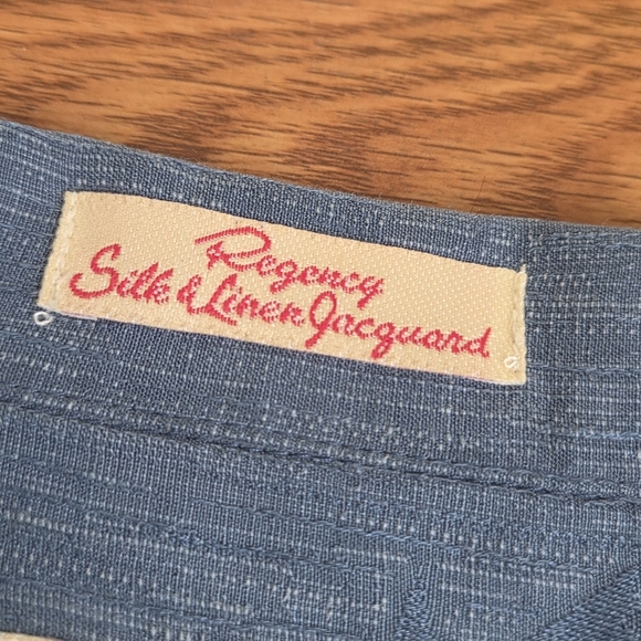 REYN SPOONER Blue Palm Trees Regency Silk Jacquard Hawaiian Camp Shirt Large XXL - Picture 7 of 12